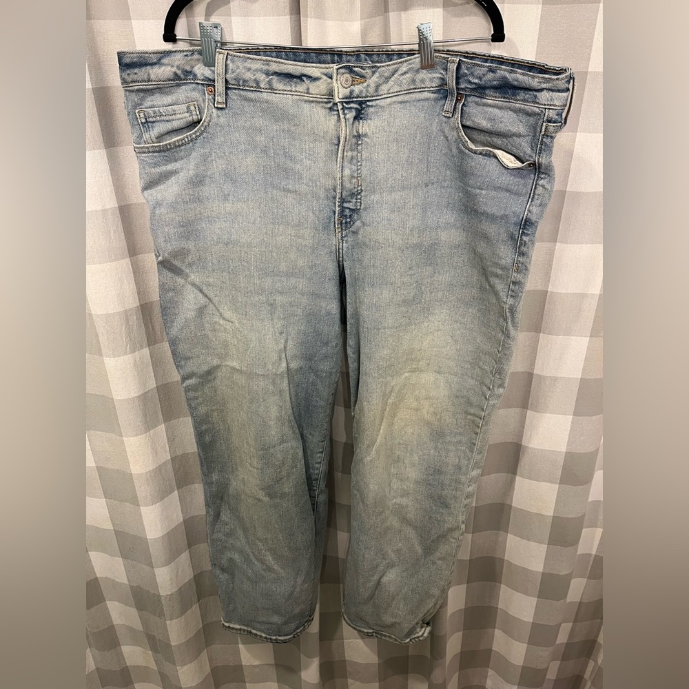 Old Navy Women's Denim OG Loose Jeans *Distressing flaw pictured*